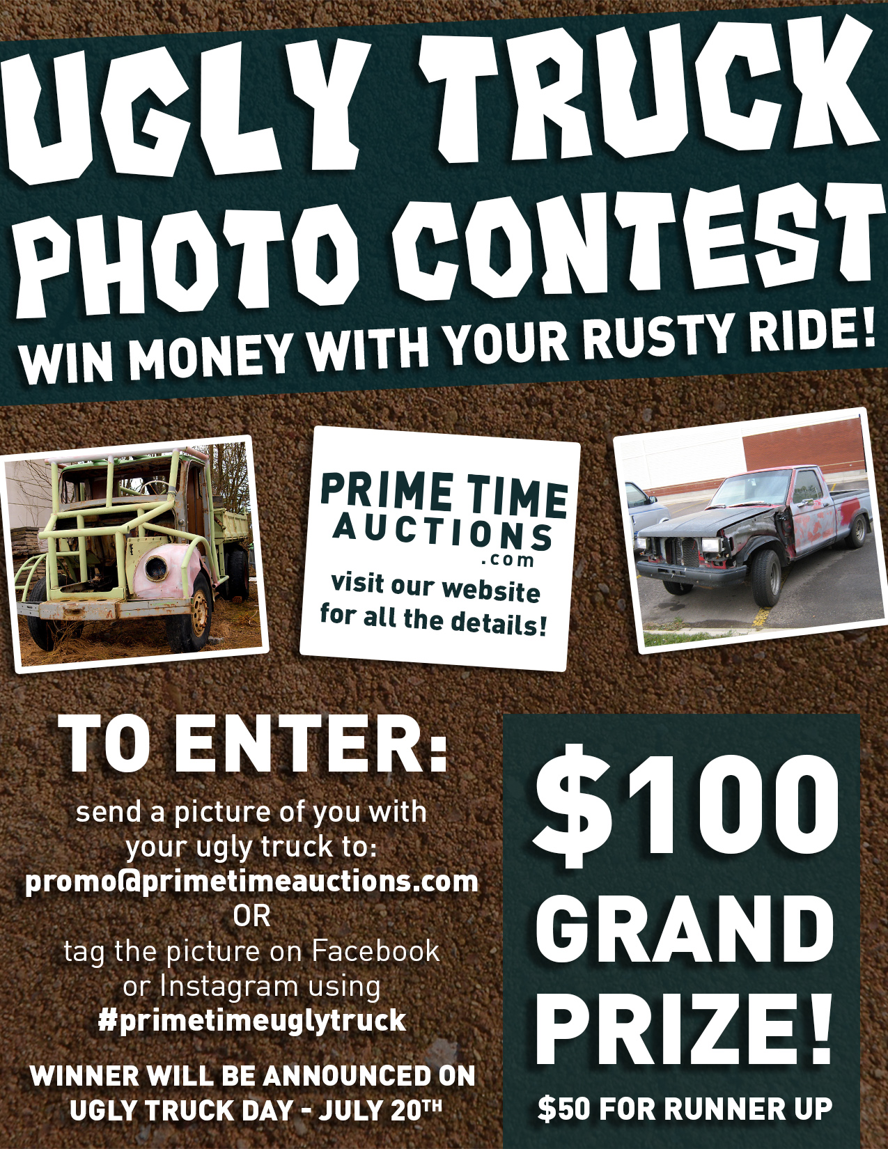 Ugly Truck Contest Poster